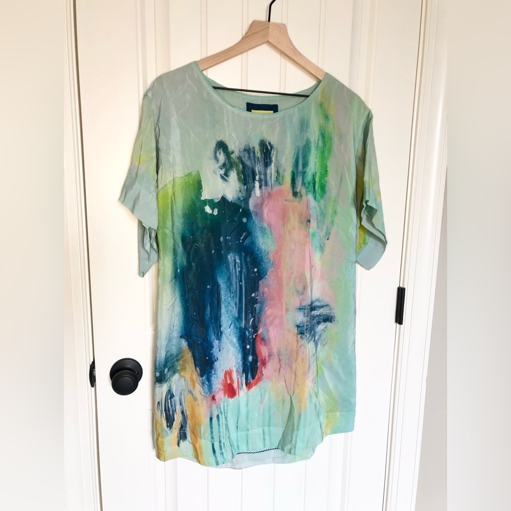 Maeve Multicolor Abstract dress - Picture 3 of 8